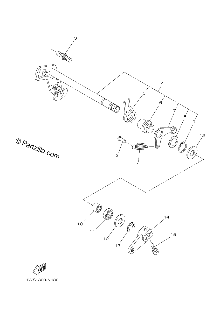 Diagrama de SHIFT SHAFT