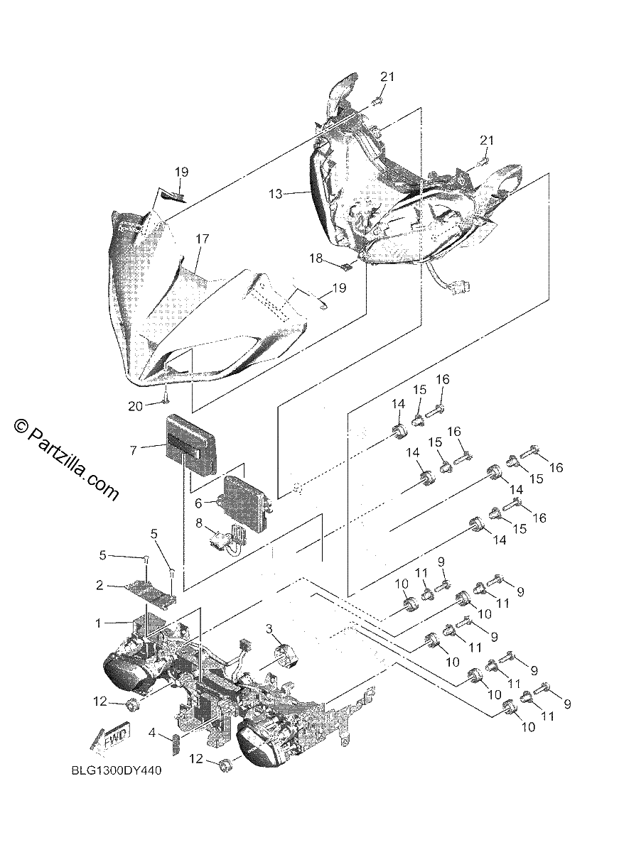 Diagrama de HEADLIGHT