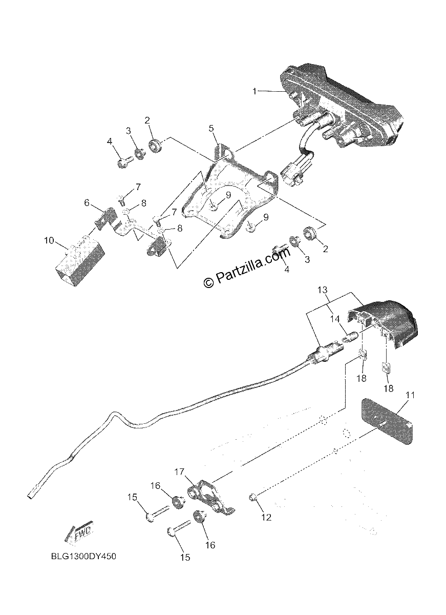 Diagrama de TAILLIGHT