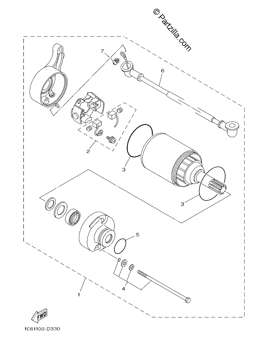 Diagrama de STARTING MOTOR