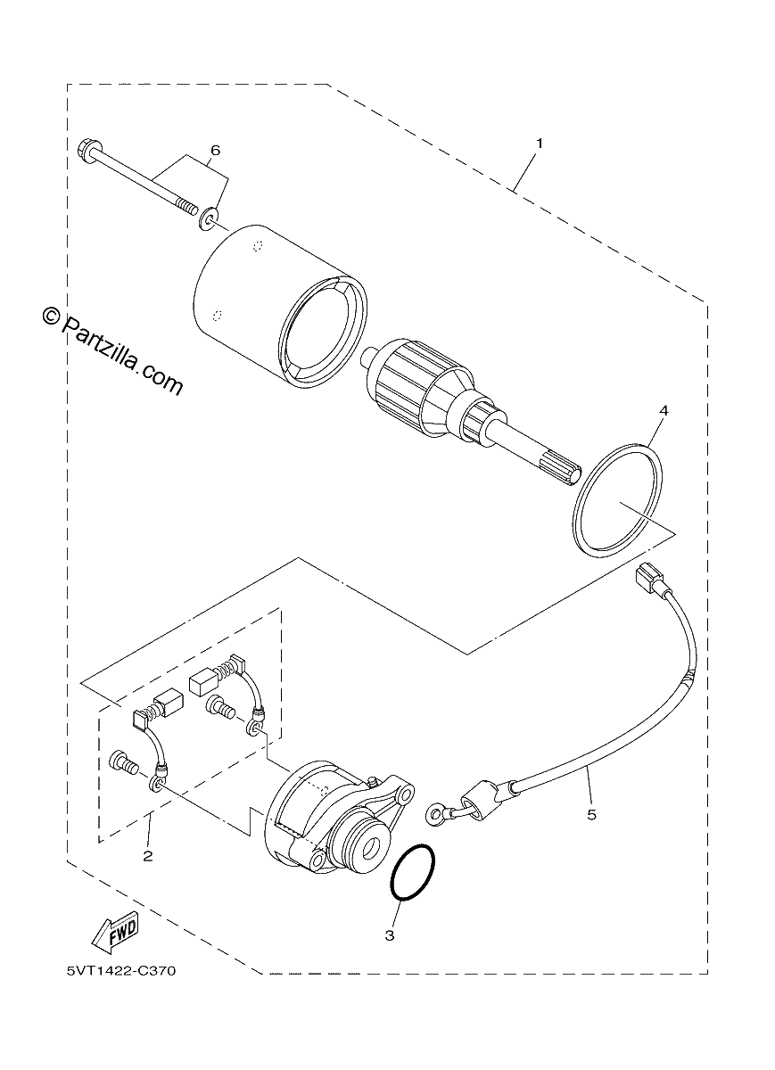 Diagrama de STARTING MOTOR