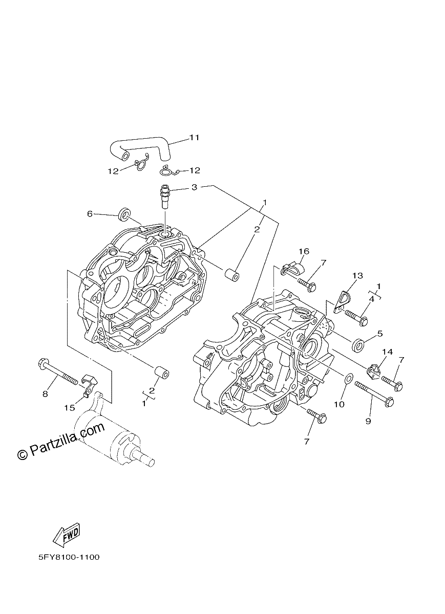 Diagrama de CRANKCASE