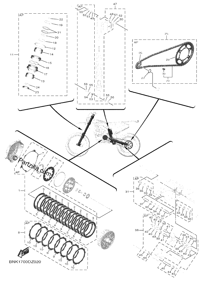 Diagrama de 3 MAINTENANCE PARTS KIT