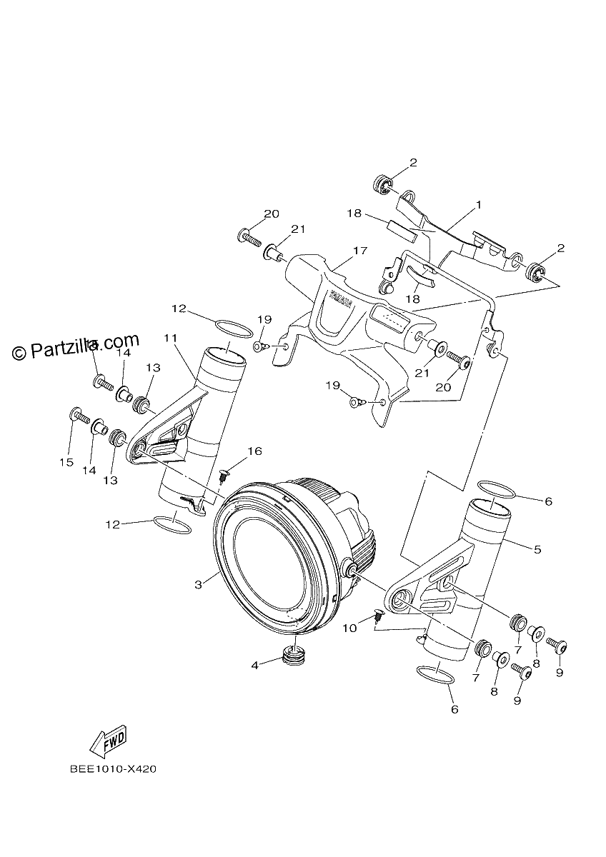 Diagrama de HEADLIGHT