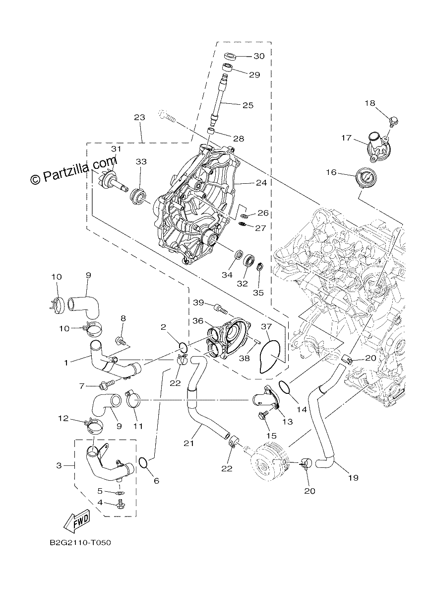 Diagrama de WATER PUMP