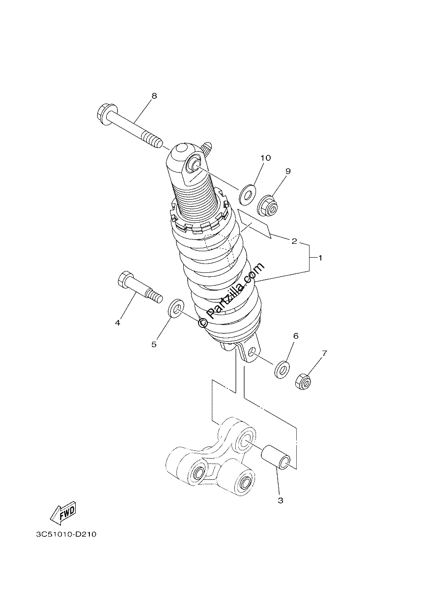 Diagrama de REAR SUSPENSION