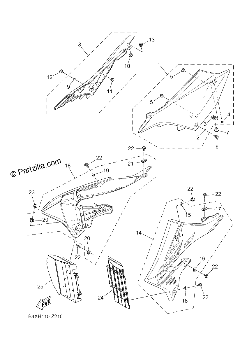 Diagrama de SIDE COVER