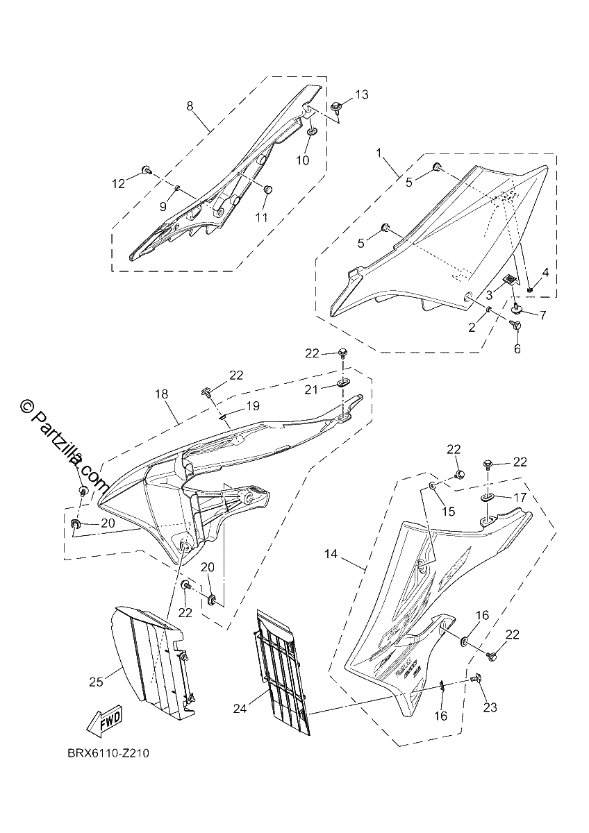 Diagrama de SIDE COVER