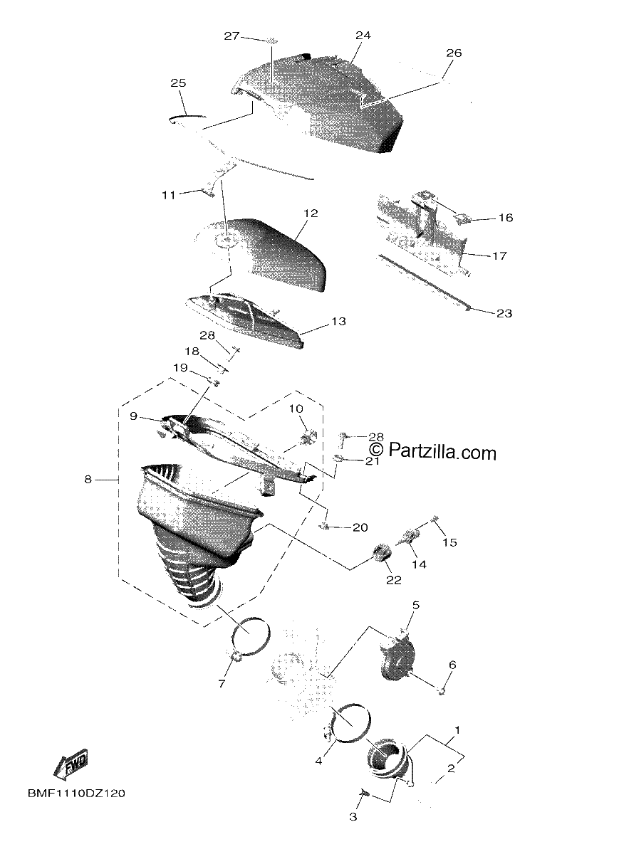 Diagrama de INTAKE