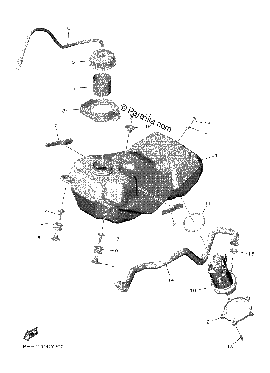 Diagrama de FUEL TANK
