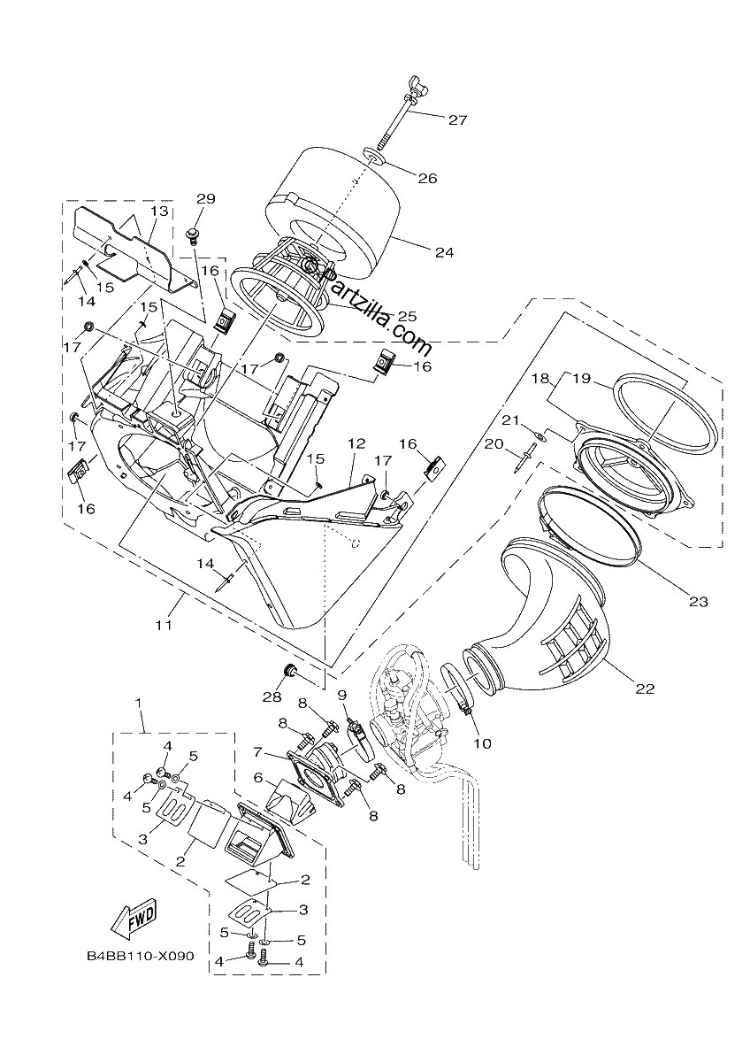 Diagrama de INTAKE