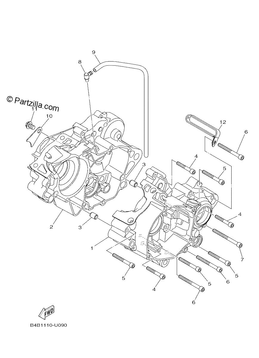 Diagrama de CRANKCASE