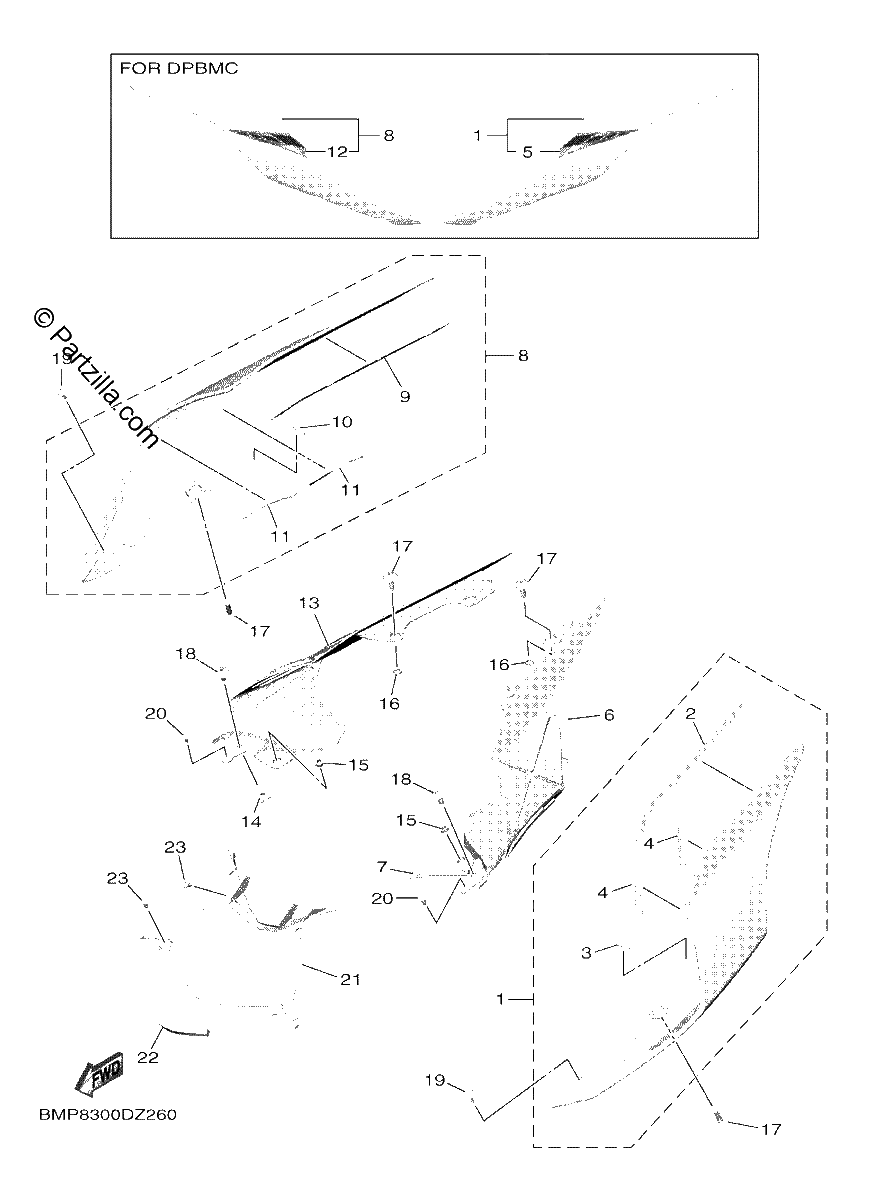 Diagrama de SIDE COVER