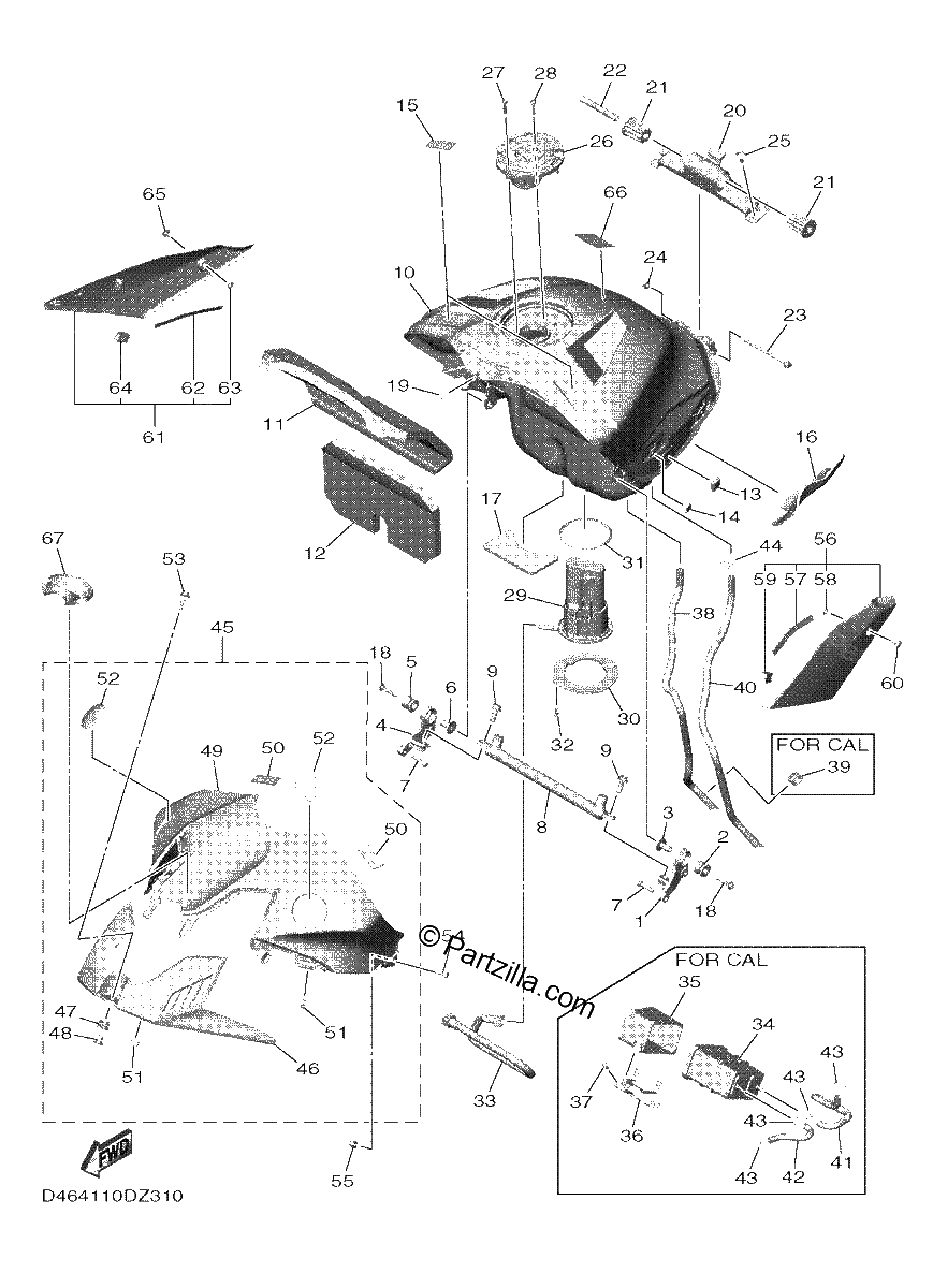 Diagrama de FUEL TANK