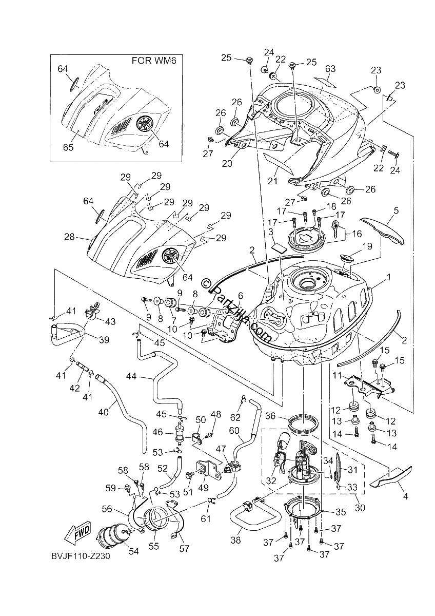 Diagrama de FUEL TANK