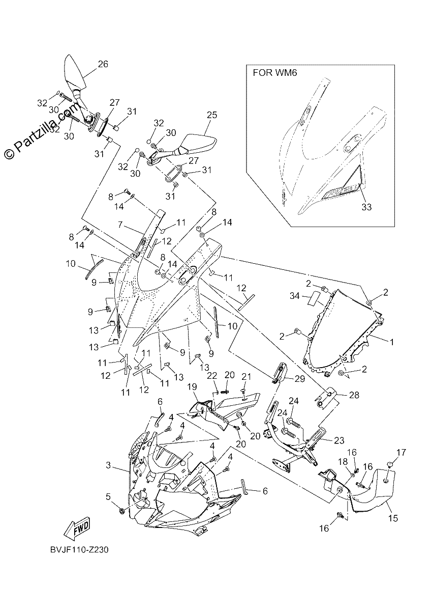 Diagrama de WINDSHIELD