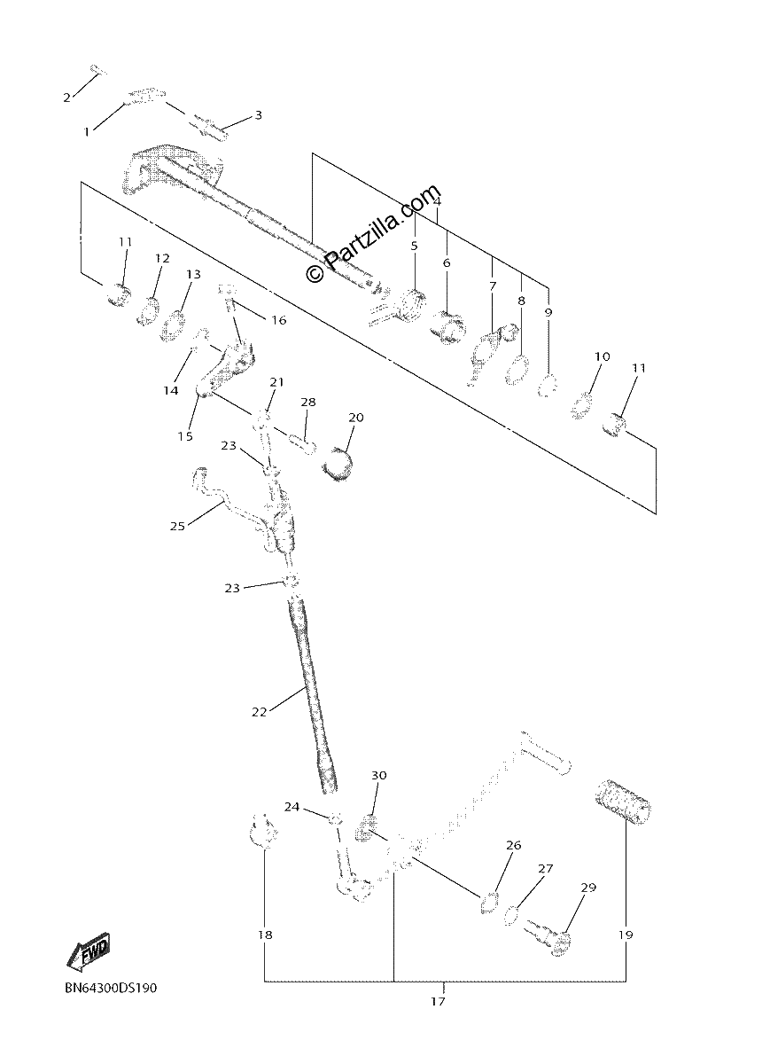 Diagrama de SHIFT SHAFT