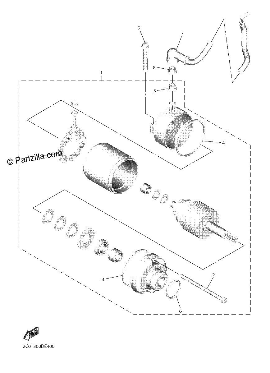 Diagrama de STARTING MOTOR