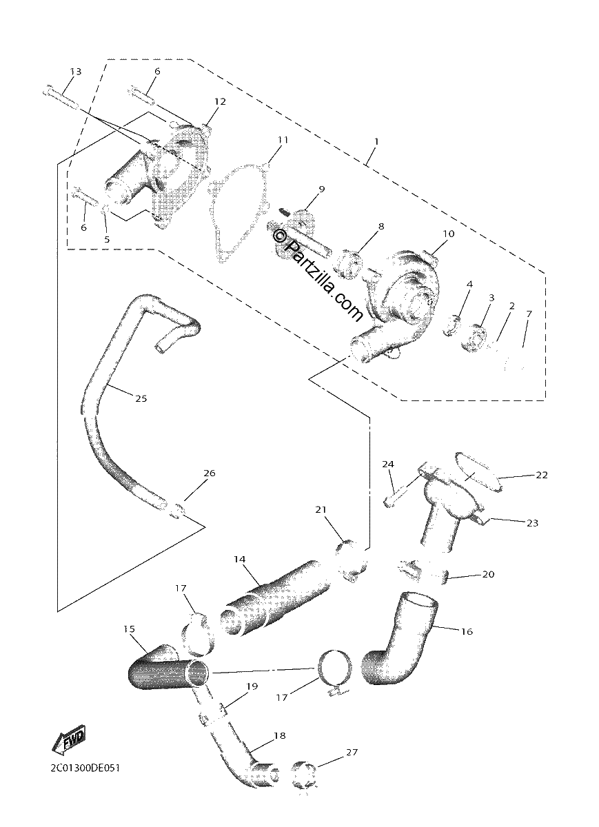 Diagrama de WATER PUMP