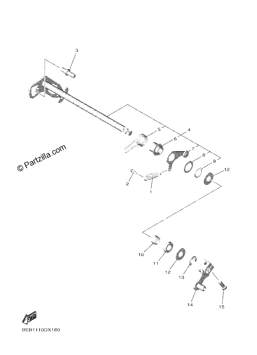 Diagrama de SHIFT SHAFT