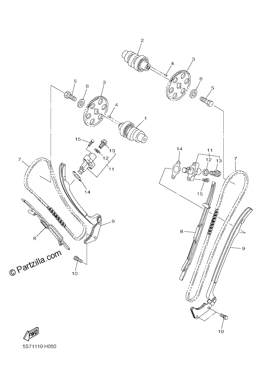 Diagrama de CAMSHAFT CHAIN
