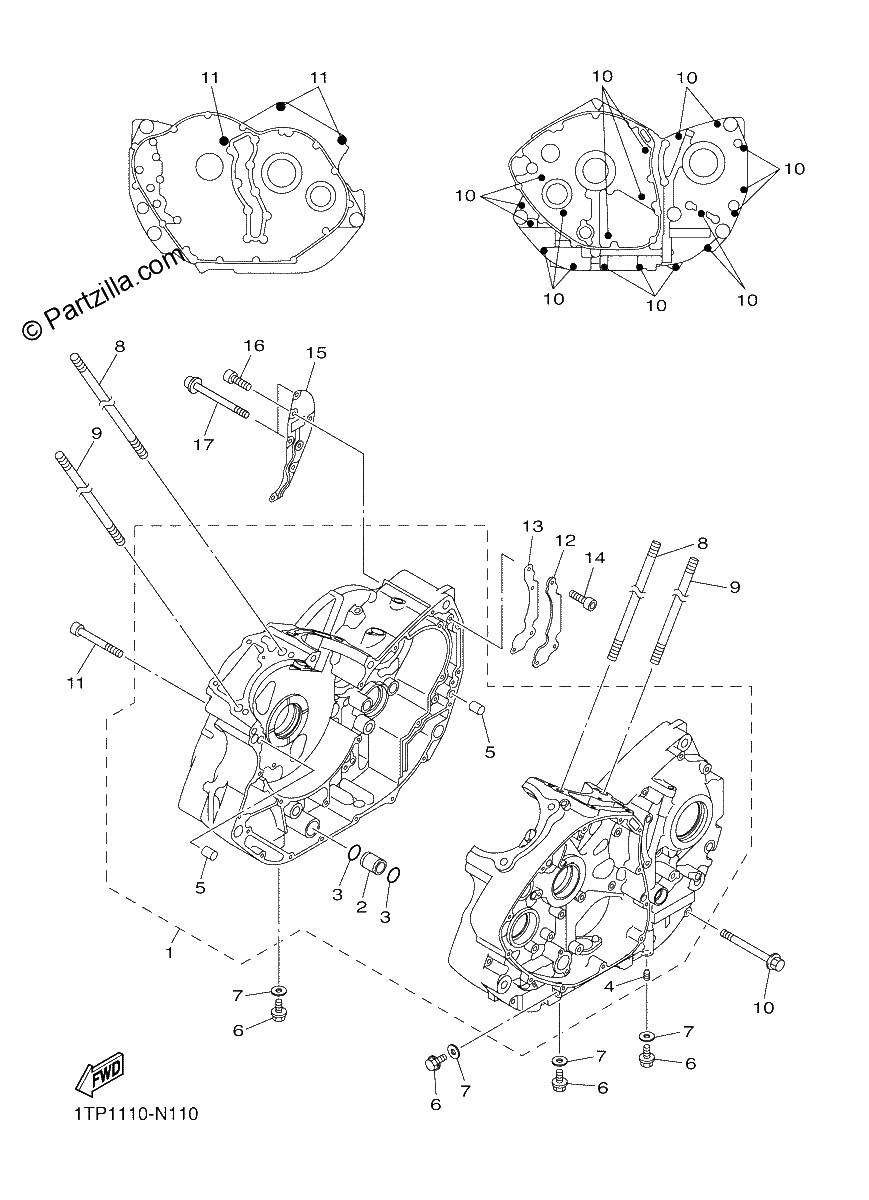 Diagrama de CRANKCASE