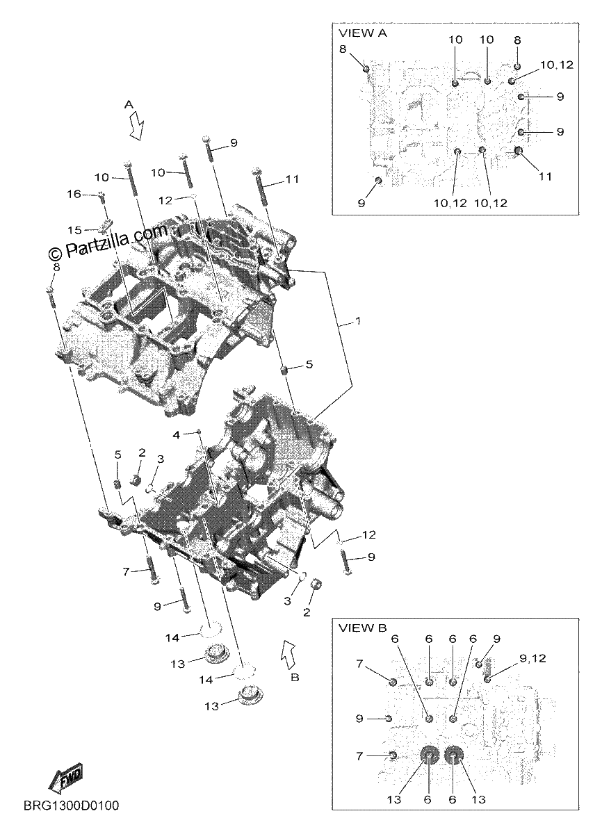 Diagrama de CRANKCASE