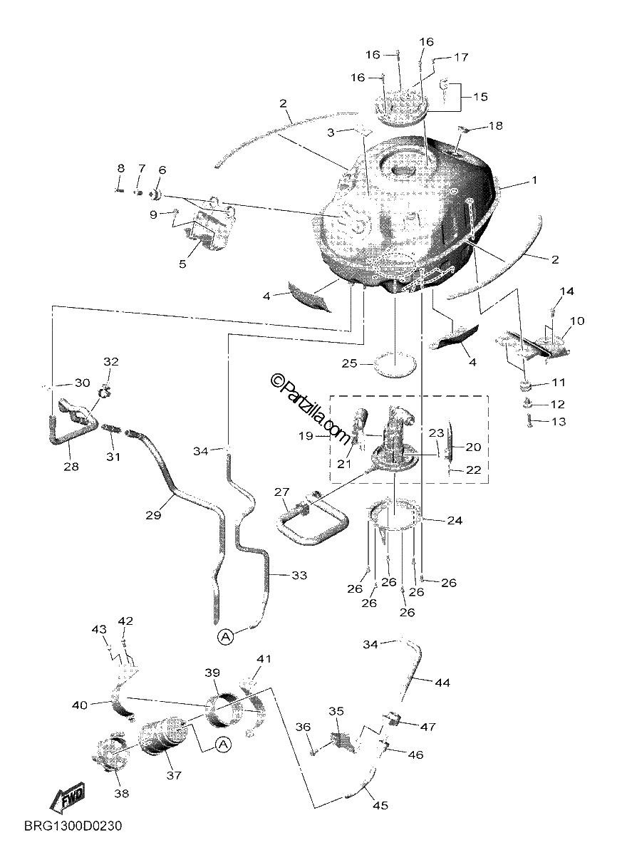 Diagrama de FUEL TANK