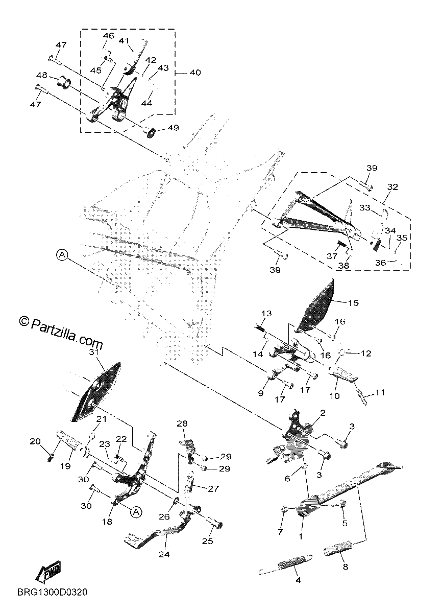 Diagrama de STAND FOOTREST