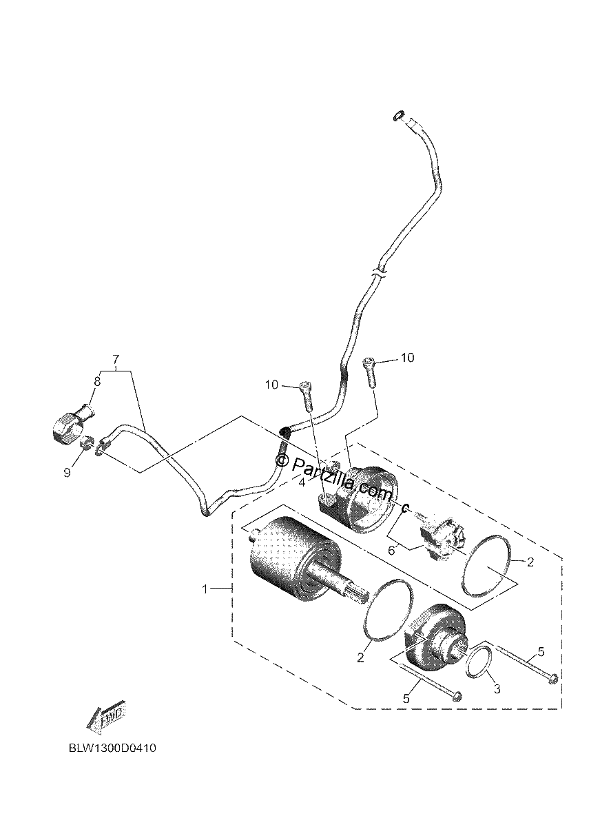 Diagrama de STARTING MOTOR