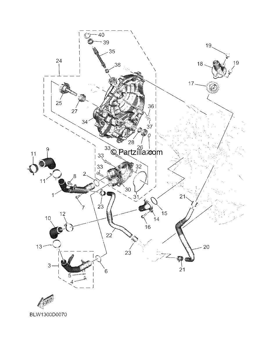 Diagrama de WATER PUMP