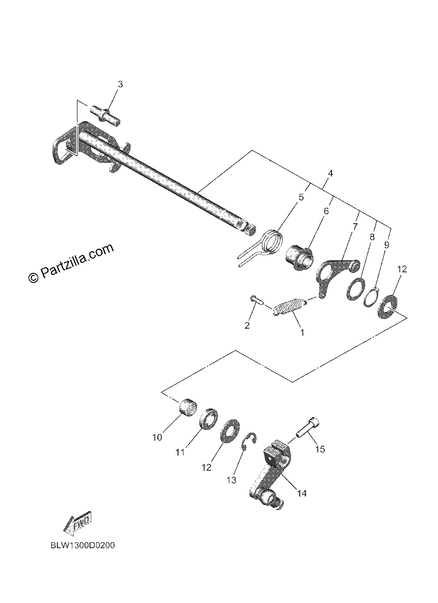 Diagrama de SHIFT SHAFT
