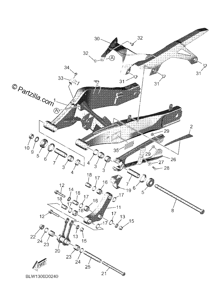 Diagrama de REAR ARM
