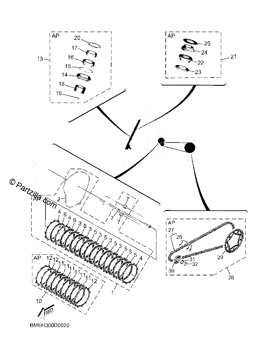 Diagrama de 2 MAINTENANCE PARTS KIT