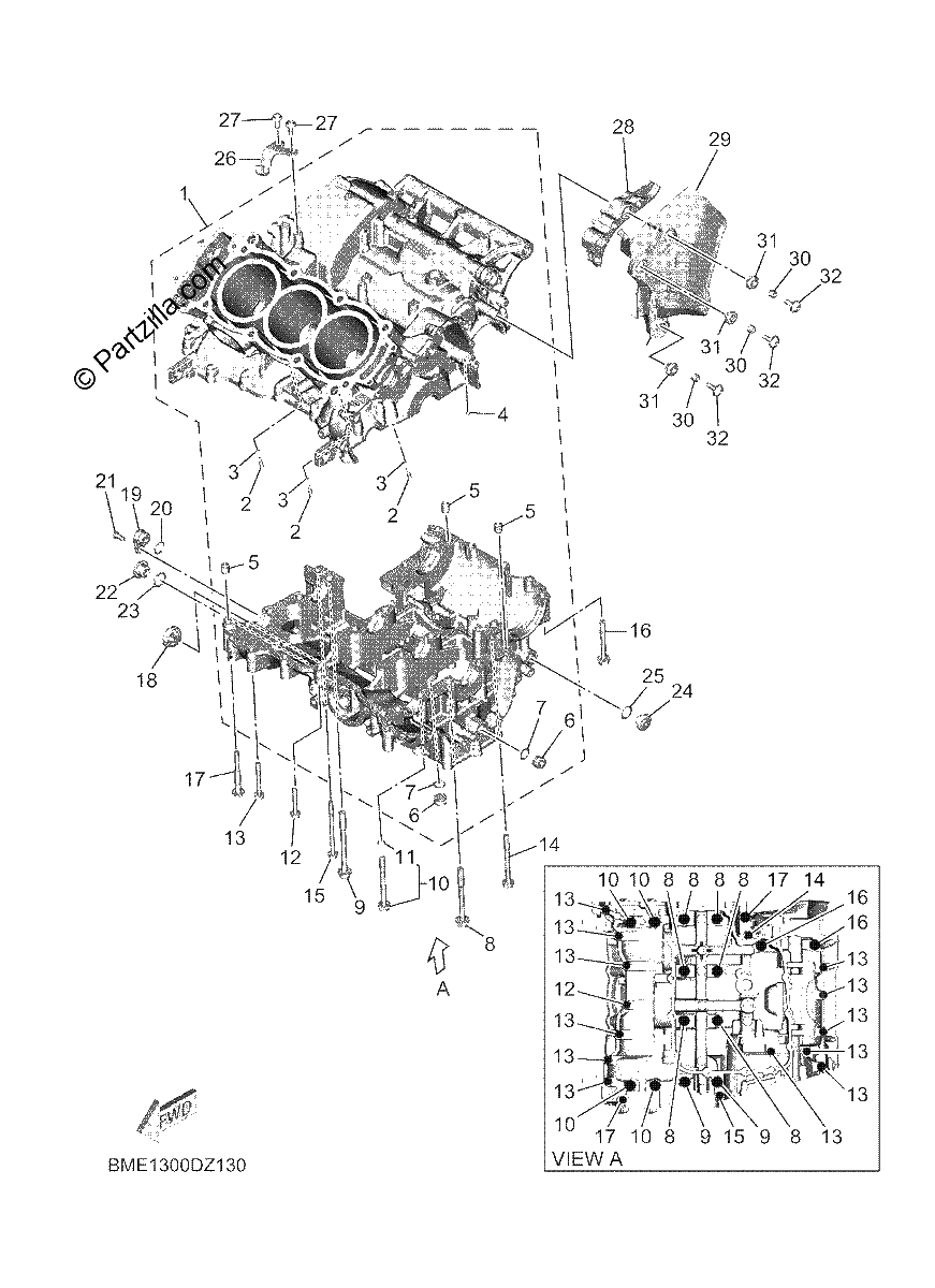 Diagrama de CRANKCASE