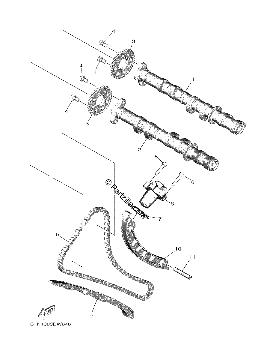Diagrama de CAMSHAFT CHAIN
