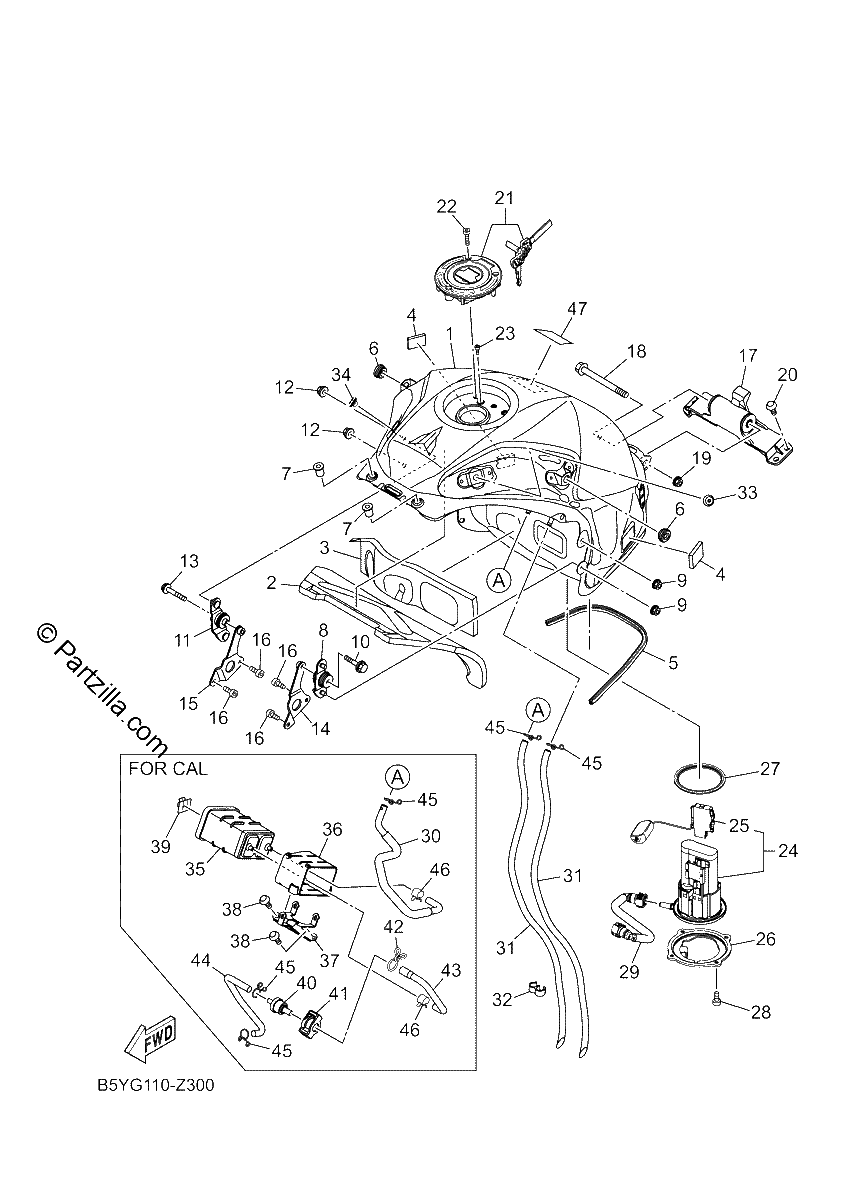 Diagrama de FUEL TANK