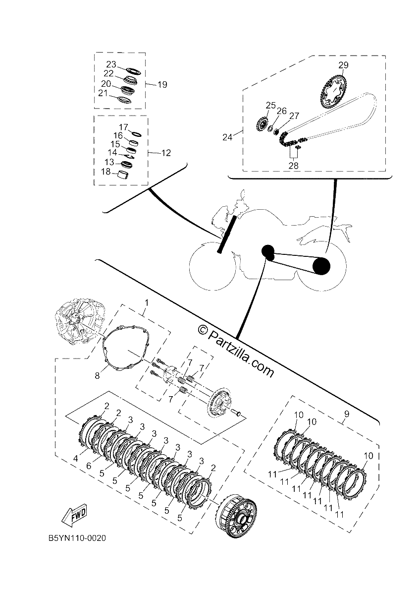 Diagrama de 2 MAINTENANCE PARTS KIT