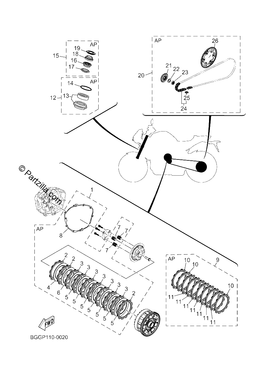 Diagrama de 2 MAINTENANCE PARTS KIT