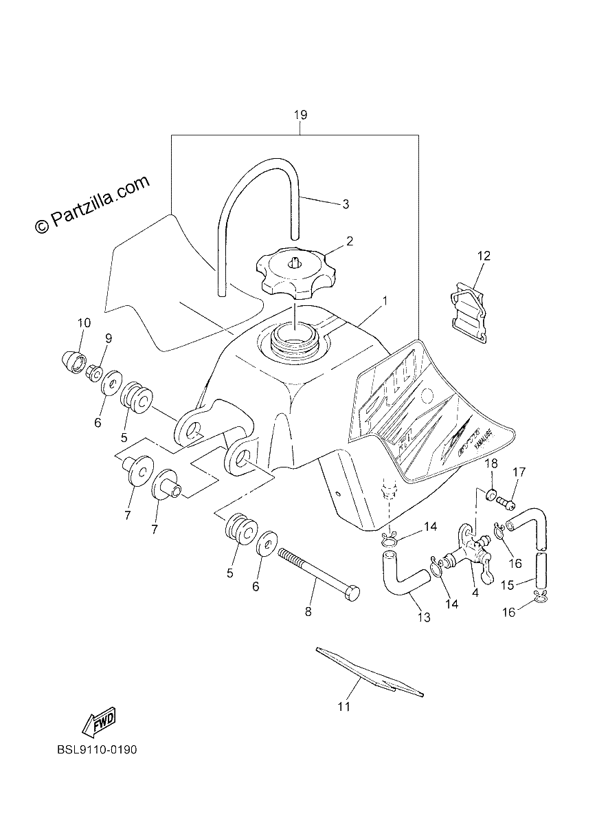 Diagrama de FUEL TANK