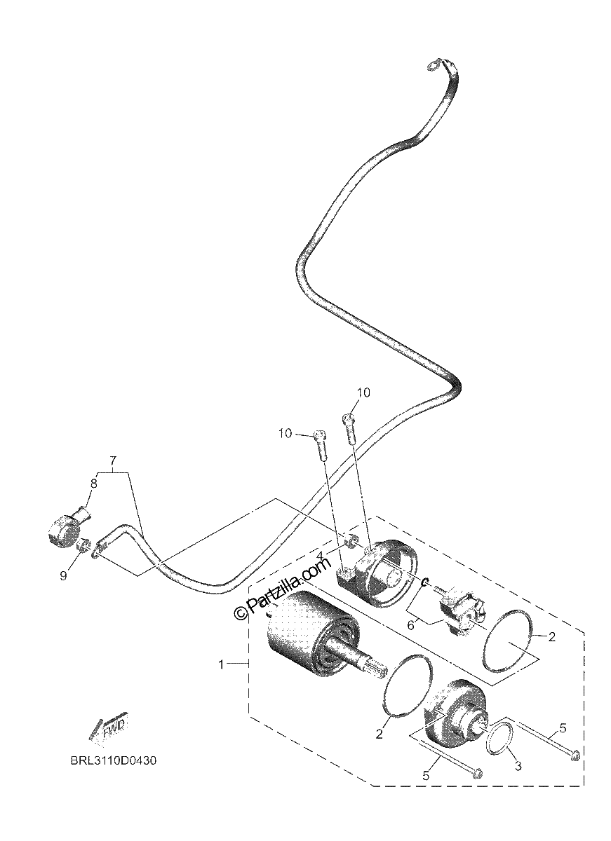 Diagrama de STARTING MOTOR