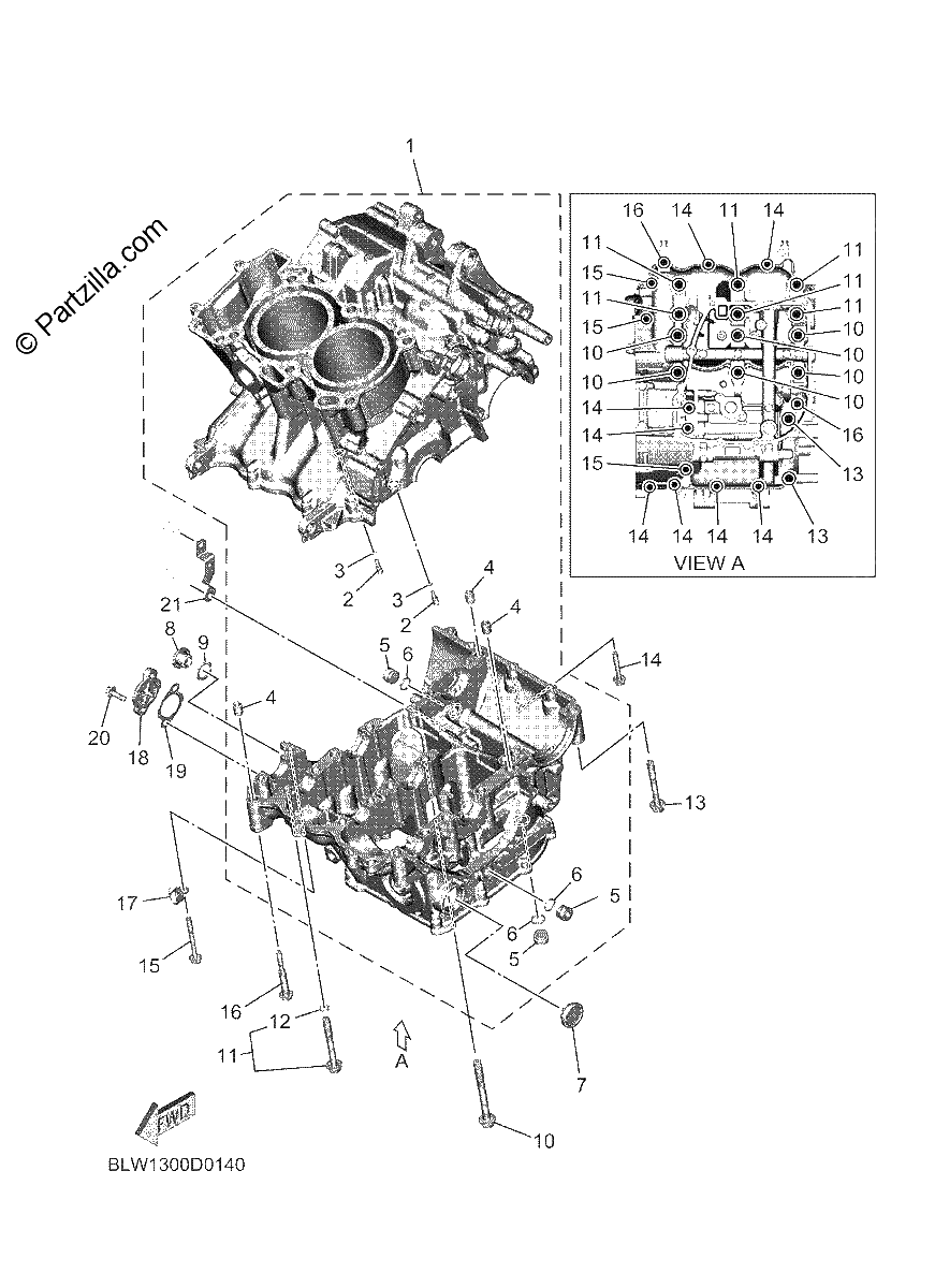 Diagrama de CRANKCASE