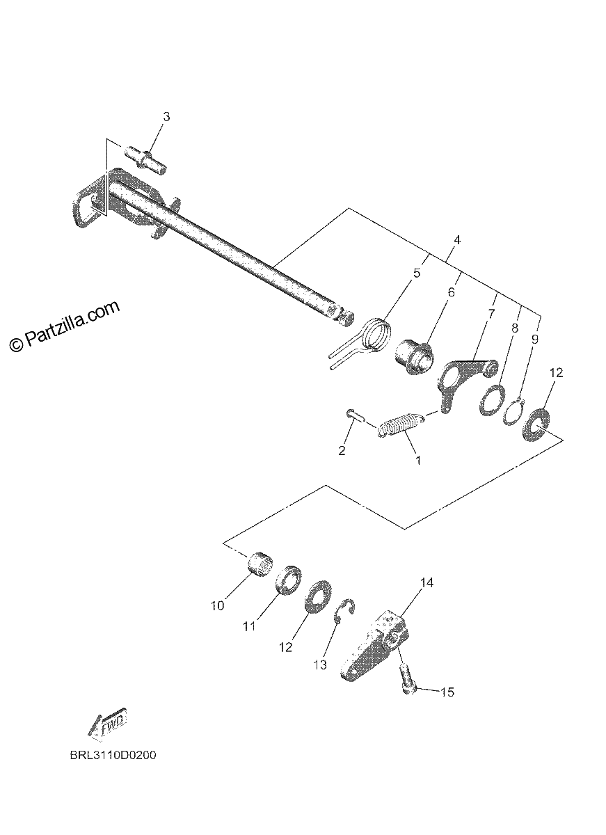 Diagrama de SHIFT SHAFT