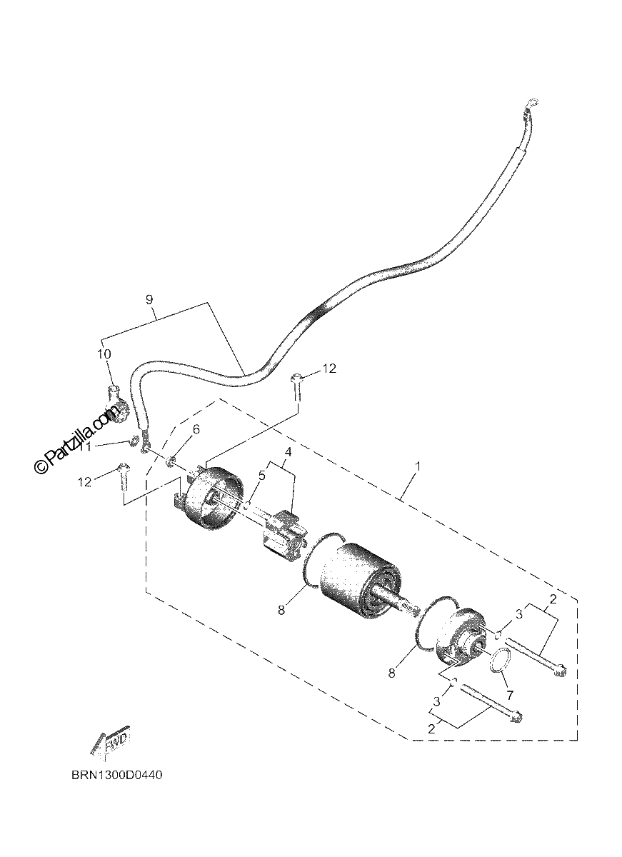 Diagrama de STARTING MOTOR