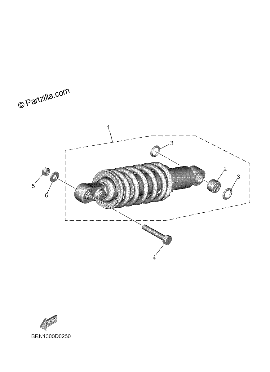 Diagrama de REAR SUSPENSION