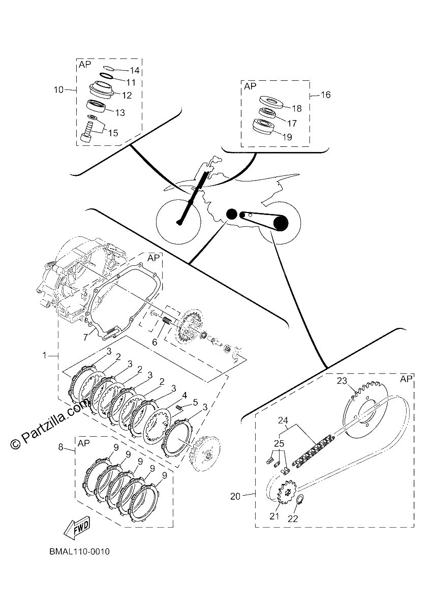 Diagrama de 2 MAINTENANCE PARTS KIT