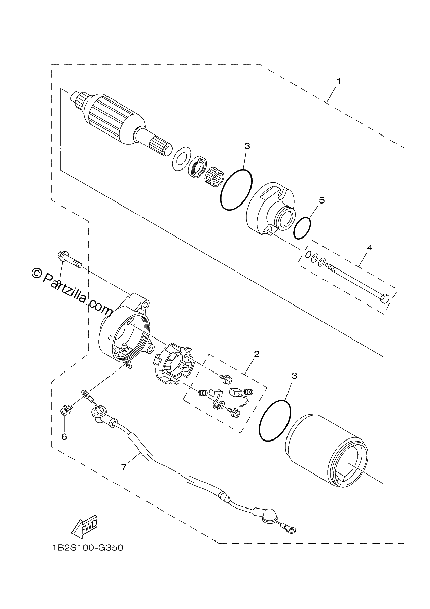 Diagrama de STARTING MOTOR