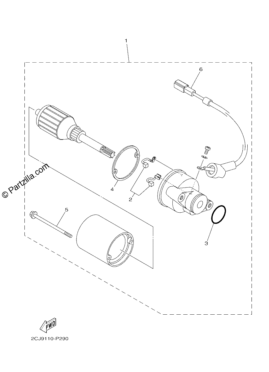 Diagrama de STARTING MOTOR