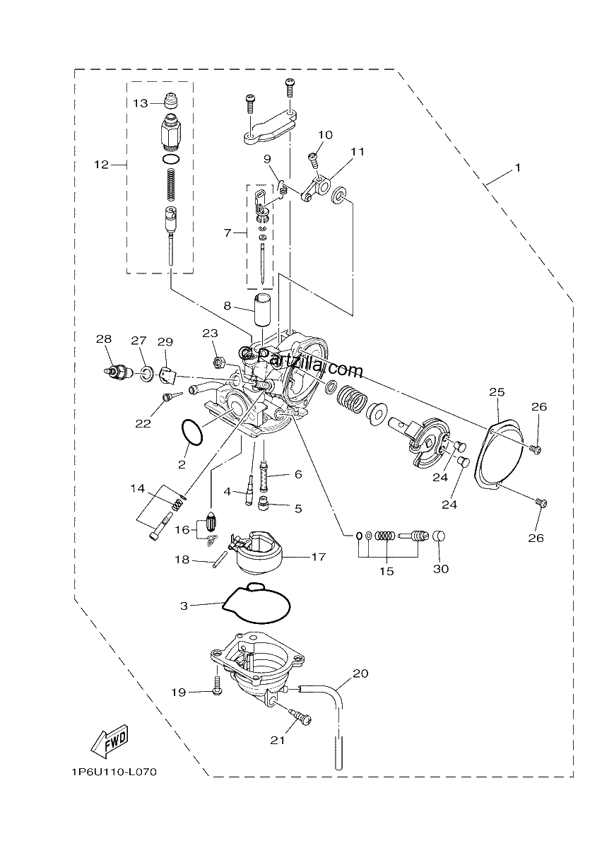Diagrama de CARBURETOR