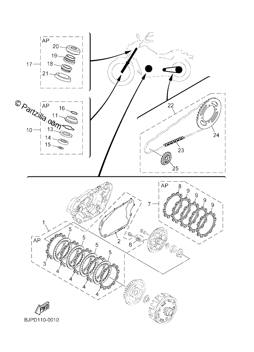 Diagrama de 2 MAINTENANCE PARTS KIT
